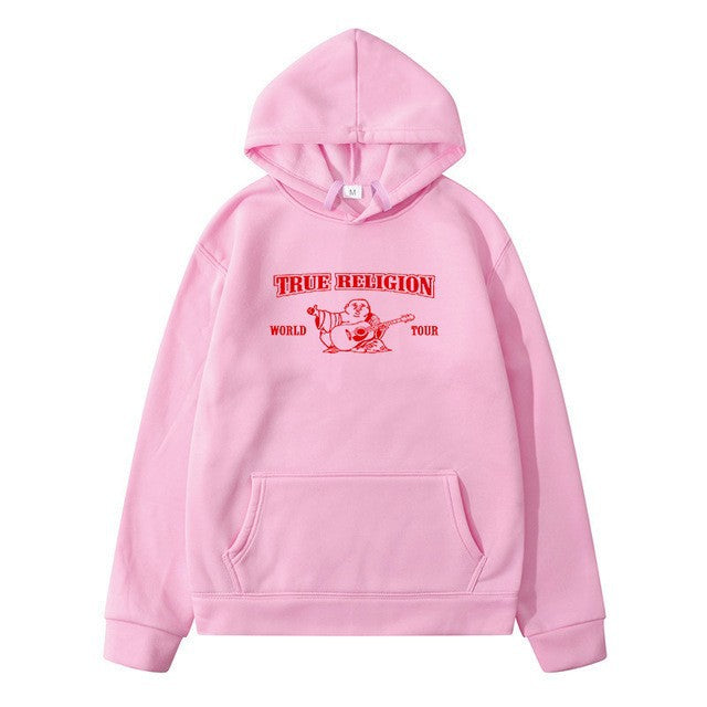 Women's Hooded Sweater with Eye-Catching Logo Design Chic & Stil