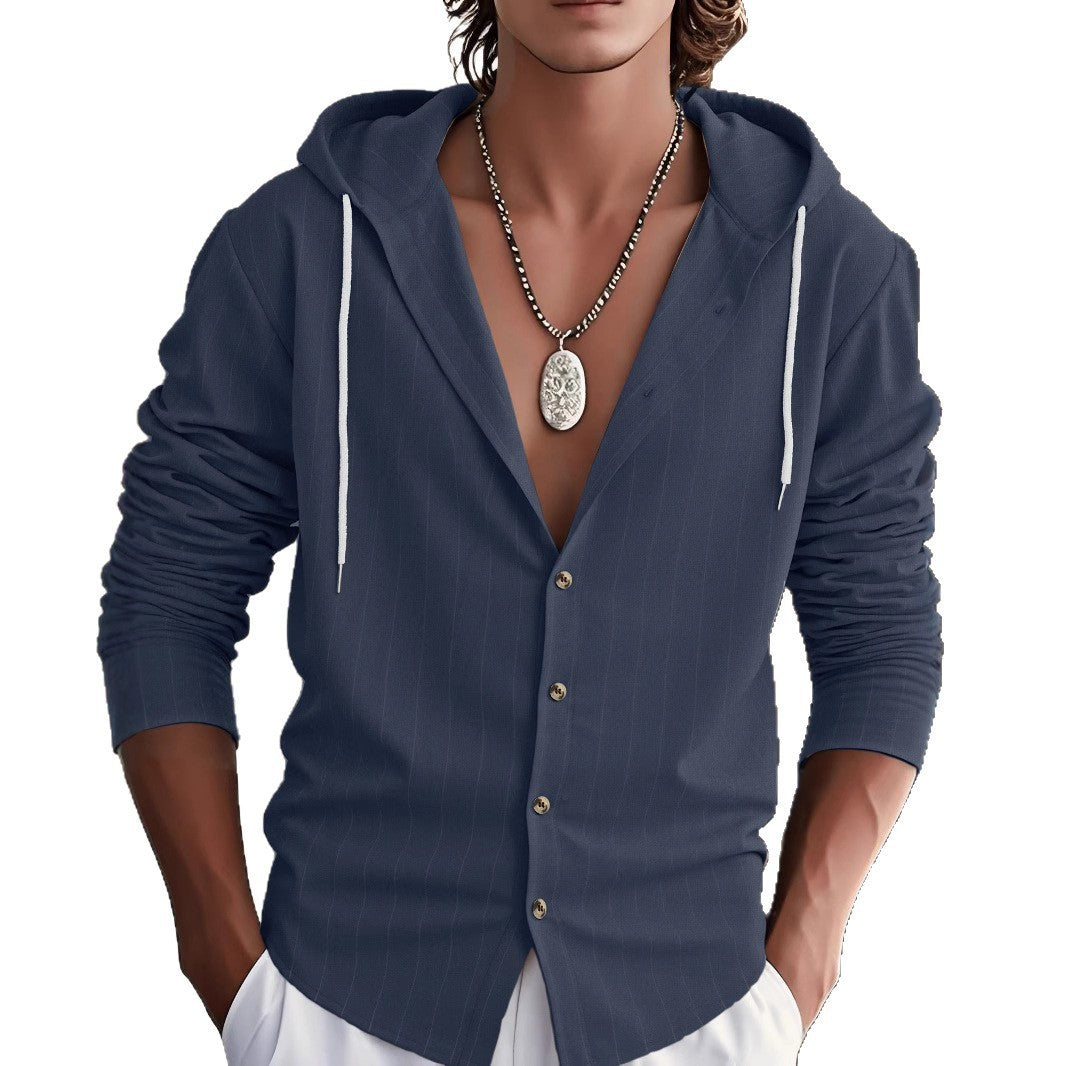 Men's transition jacket with structured design and hood Lune London