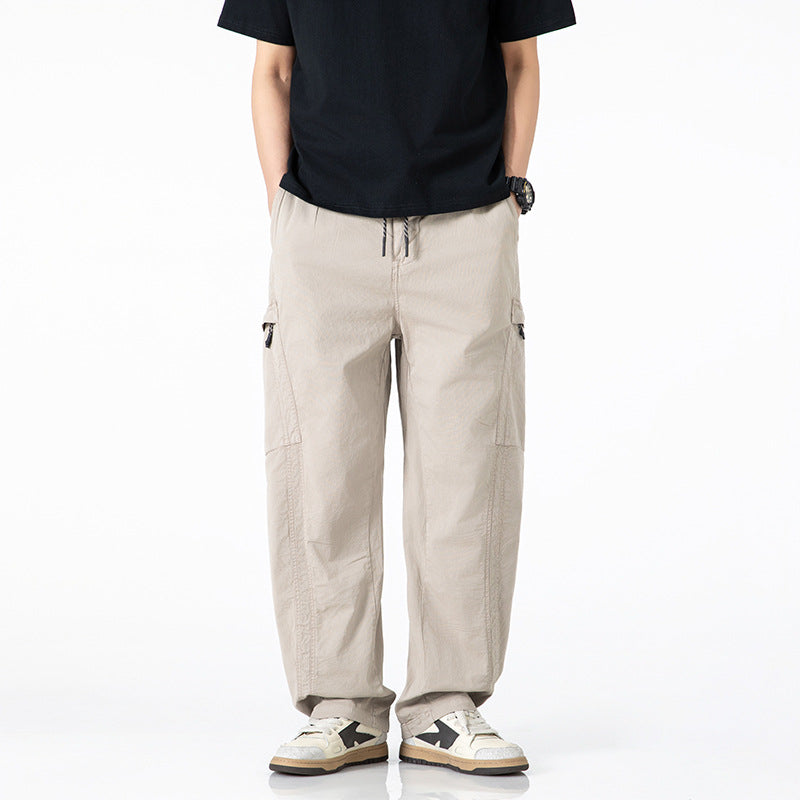 Pantalons cargo confortables pour hommes avec poches latérales et poches arrière pratiques Lune London