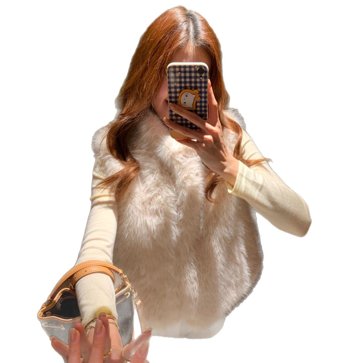 Gilet femme pelucheux et stylé Chic & Stil