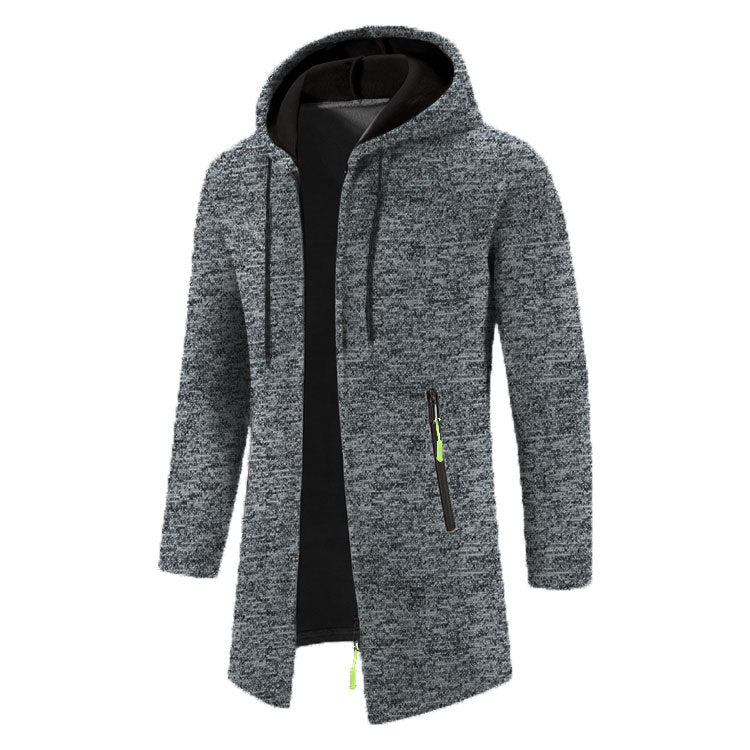 Casual hooded jacket for men with ergonomic cut and practical zippered pockets Lune London