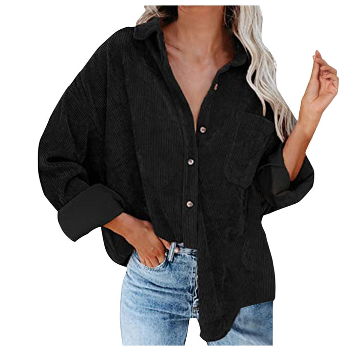 Women's Plus Size Cord Blouse Lune London