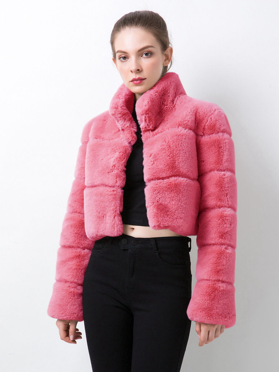 Short Faux Fur Jacket for Women Lune London