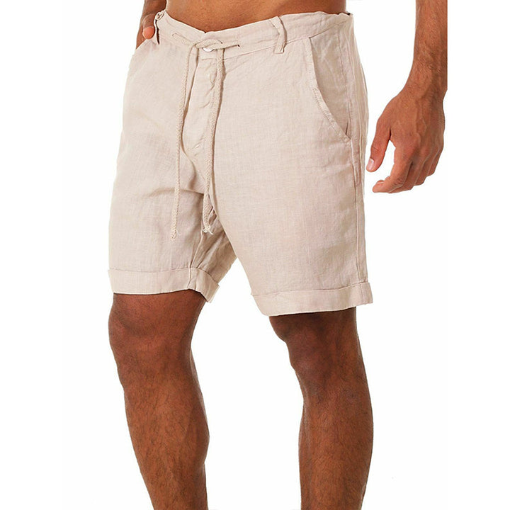 Casual linen shorts for men with adjustable waist and practical pockets Lune London