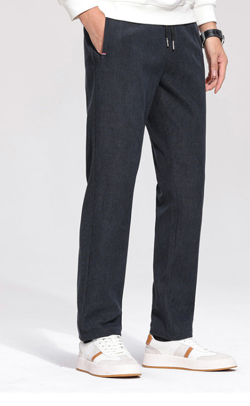 Comfortable leisure pants for men with adjustable elastic waistband Lune London