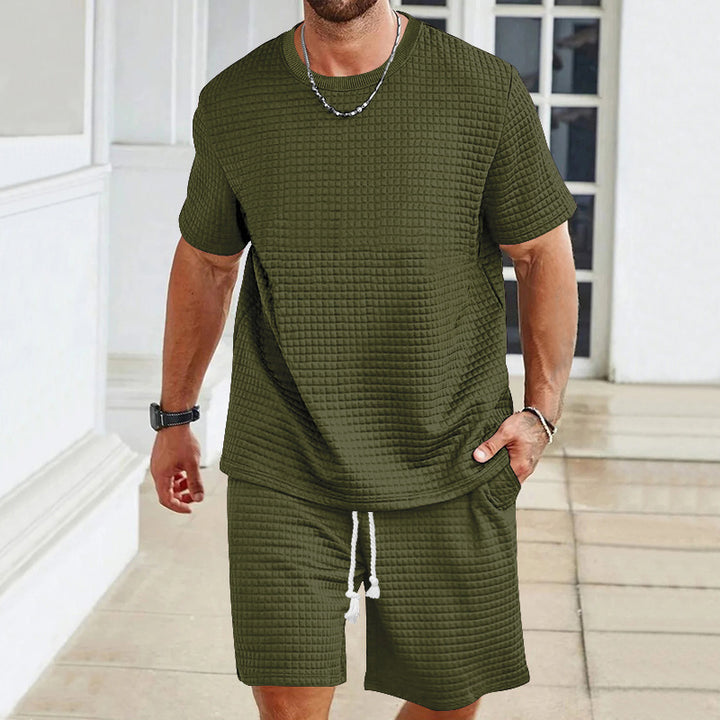 Casual short sleeve t-shirt and shorts set Lune London for men