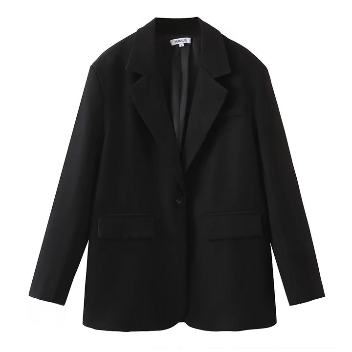 Oversized blazer for women with elegant lapels and practical pockets Lune London