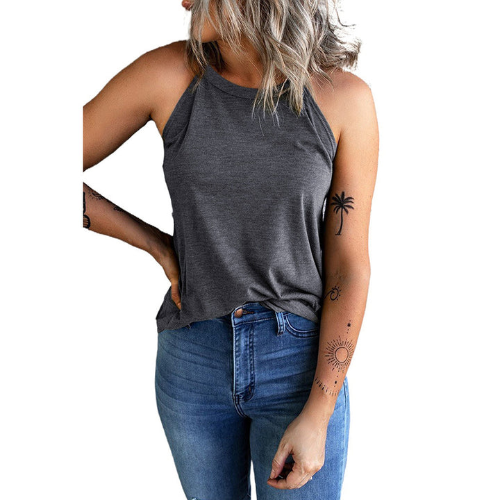 Ladies sporty tank top with modern chic and style