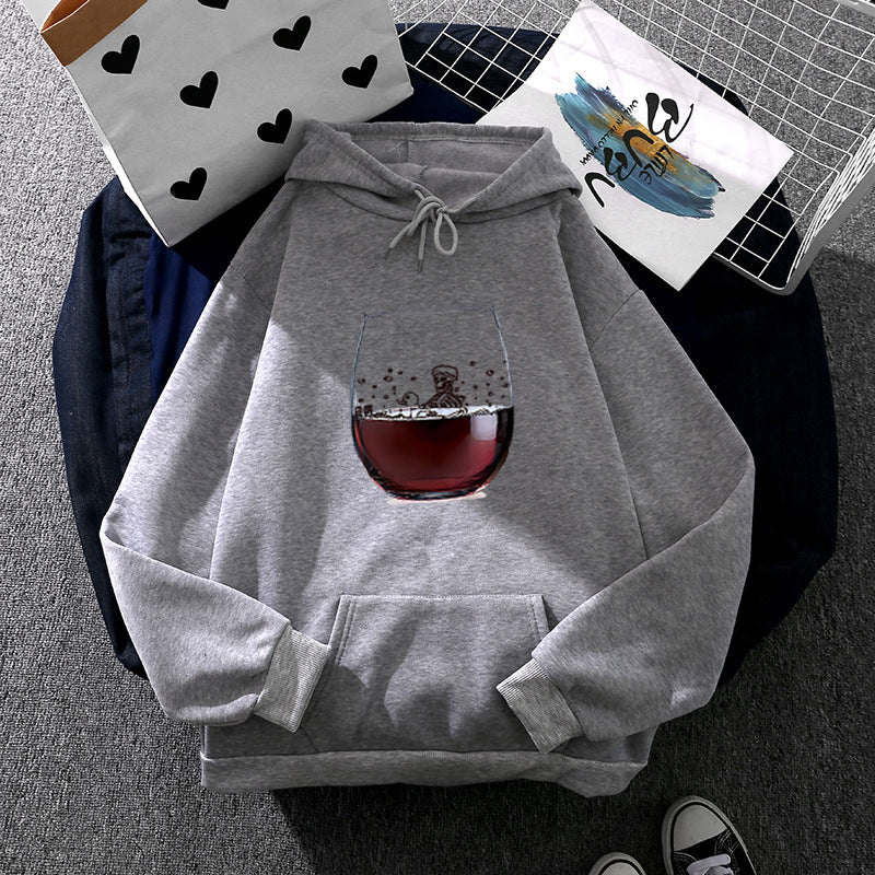 Women's hoodie with artistic glass design Chic & Stil
