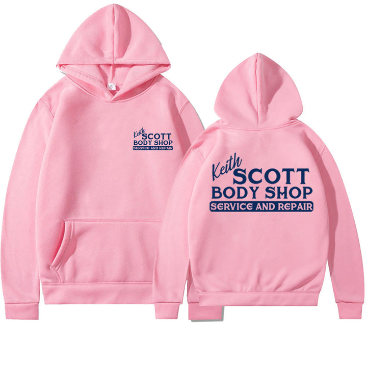 Women's hoodie sweatshirt with creative print and soft fleece material Chic & Stil