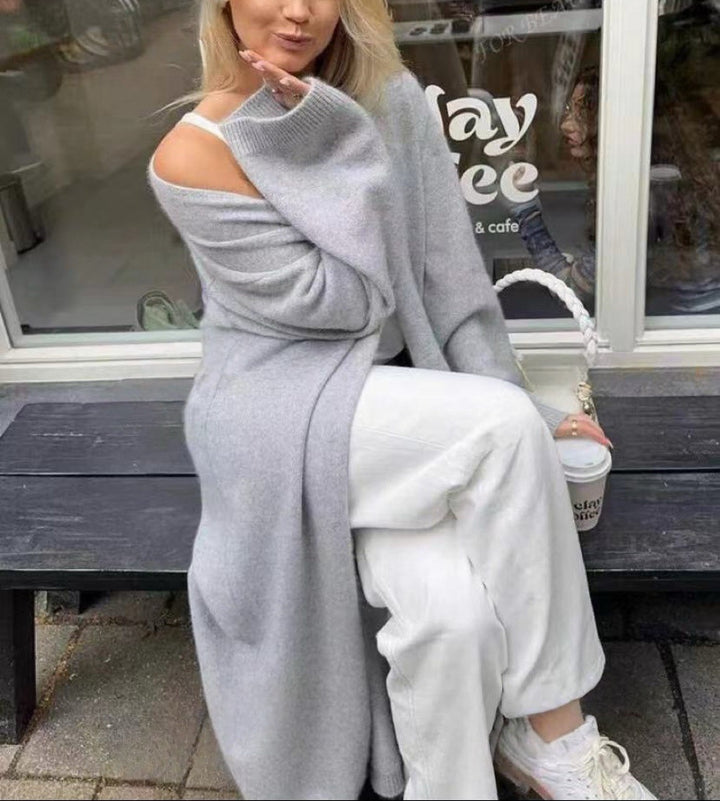Ladies casual oversized cardigan Lune London