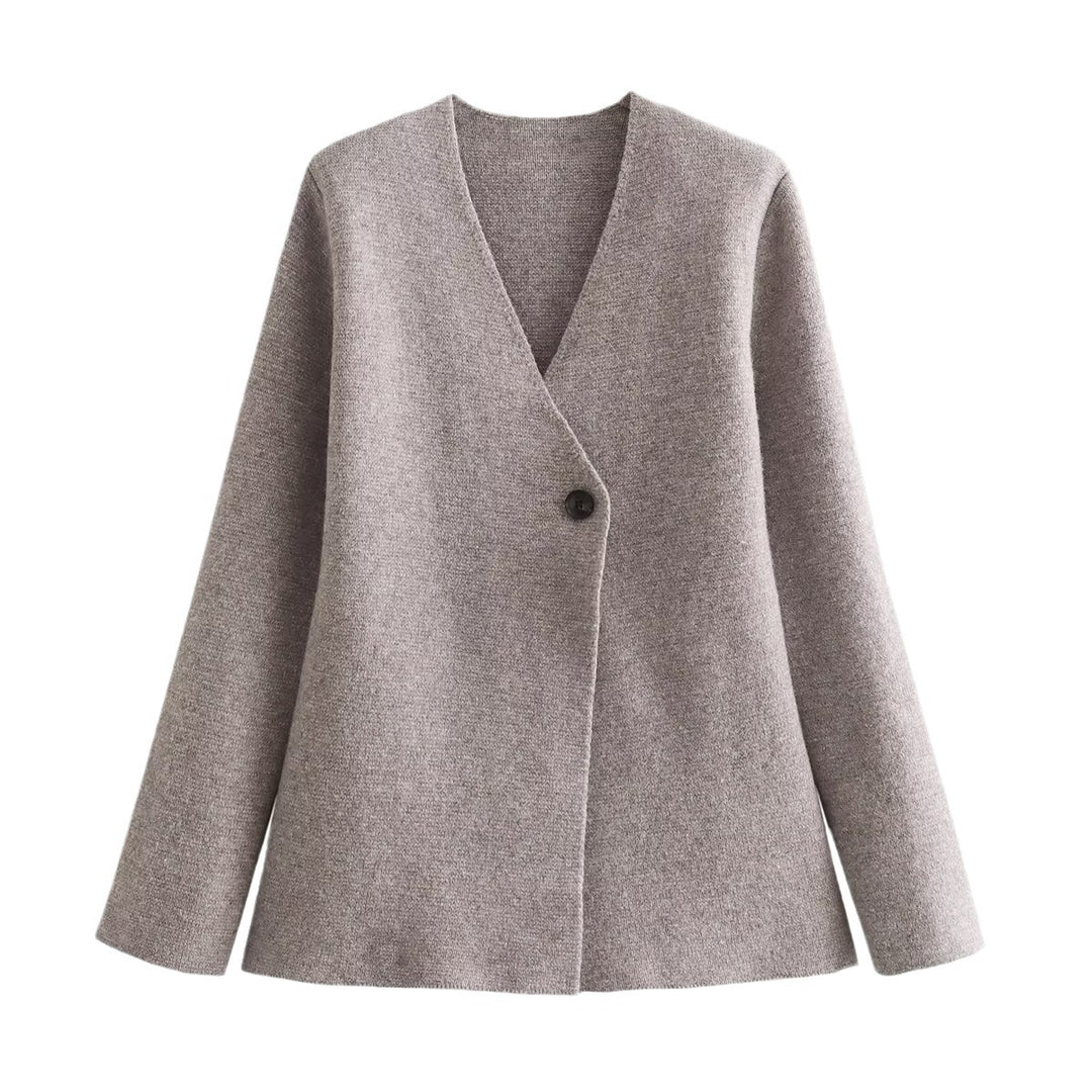 Cardigan Élégant Femme avec Coupe Moderne et Fermeture Boutonnée Complète Chic & Stil