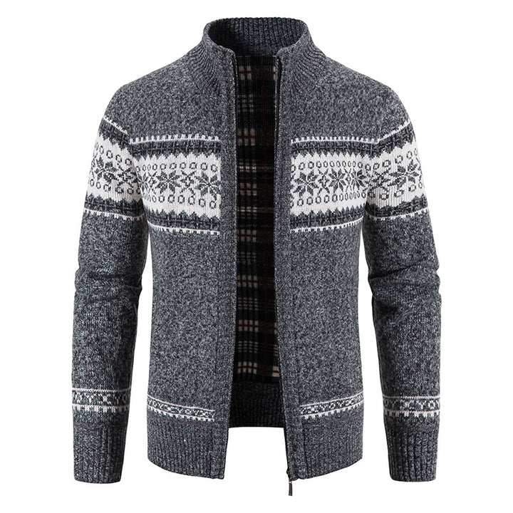 Men's knitted jacket with innovative design Lune London