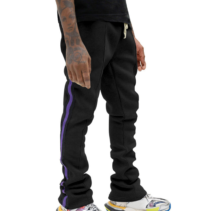 Men's sports pants with side stripes and adjustable waist Lune London