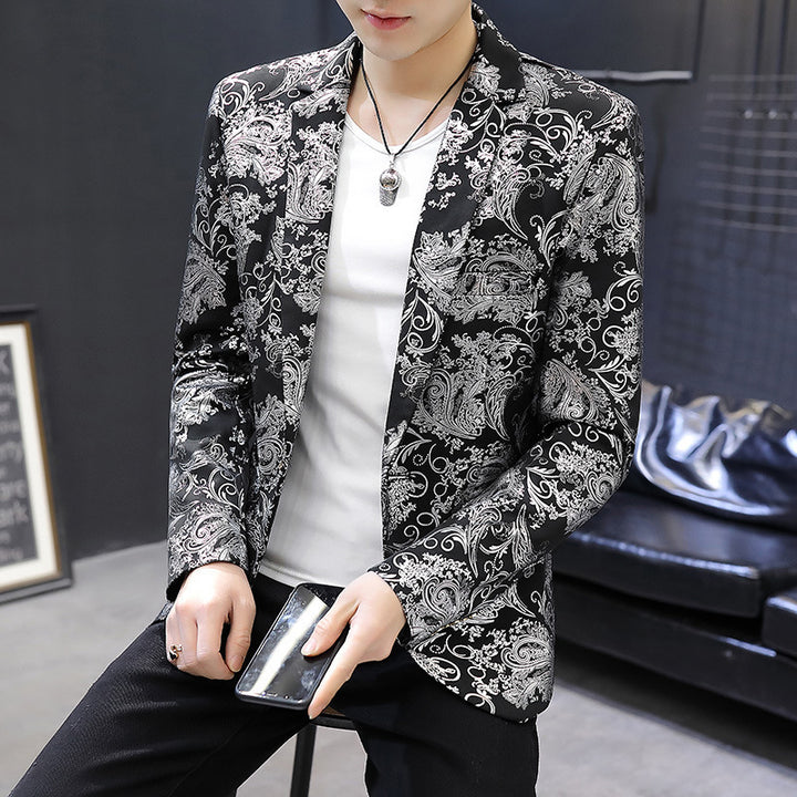 Veste élégante pour homme avec motif jacquard luxueux Lune London