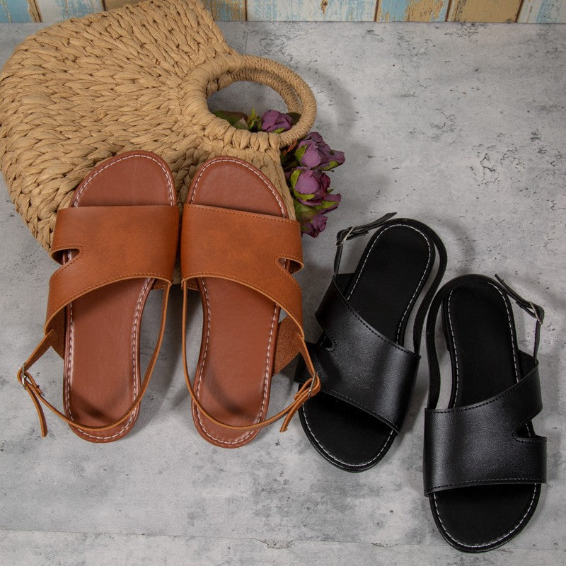 Elegant heeled sandals for ladies with open heel and adjustable strap Lune London