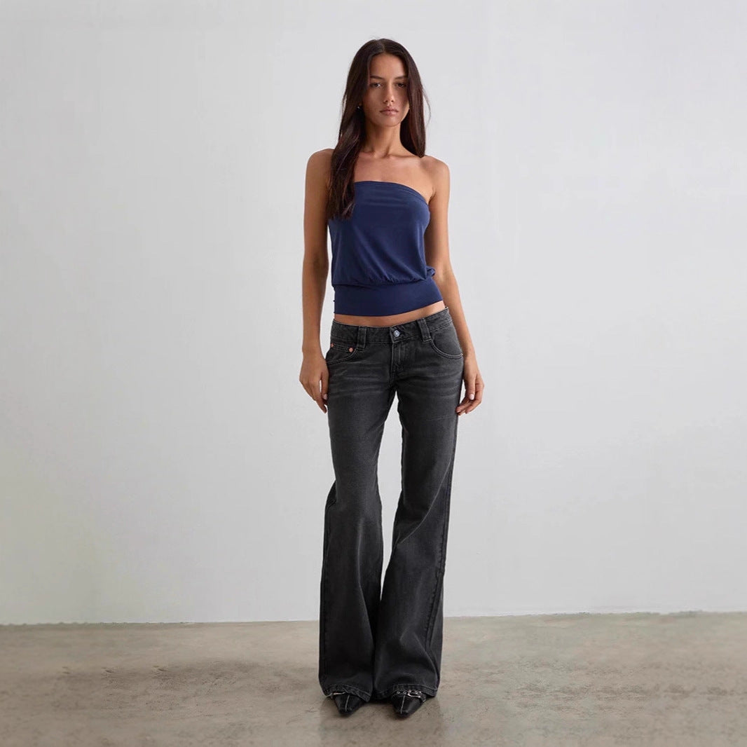 Women's bootcut jeans with high waist and trendy cut Lune London