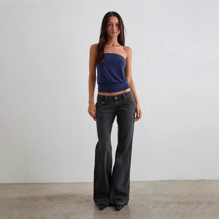 Women's bootcut jeans with high waist and trendy cut Lune London