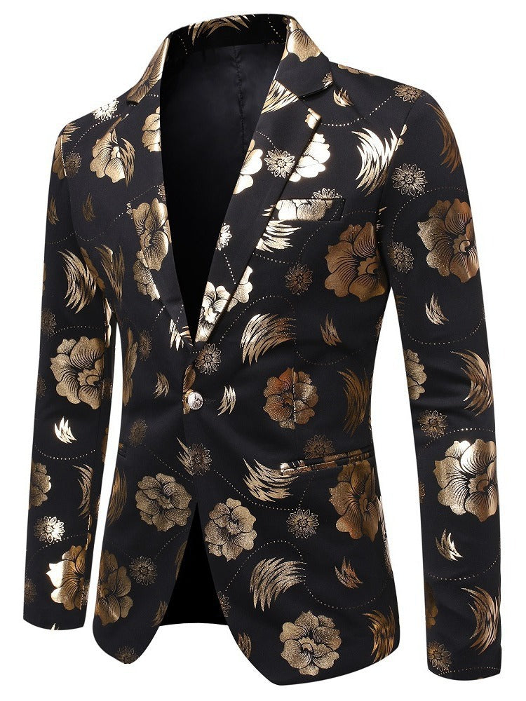 Veste élégante pour hommes avec un motif floral luxueux Lune London