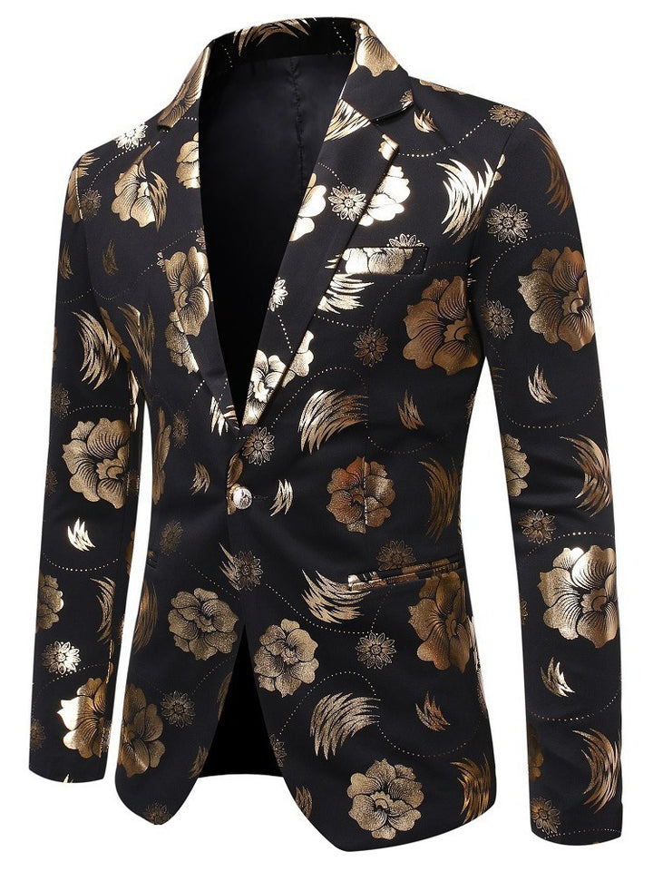 Veste élégante pour hommes avec un motif floral luxueux Lune London