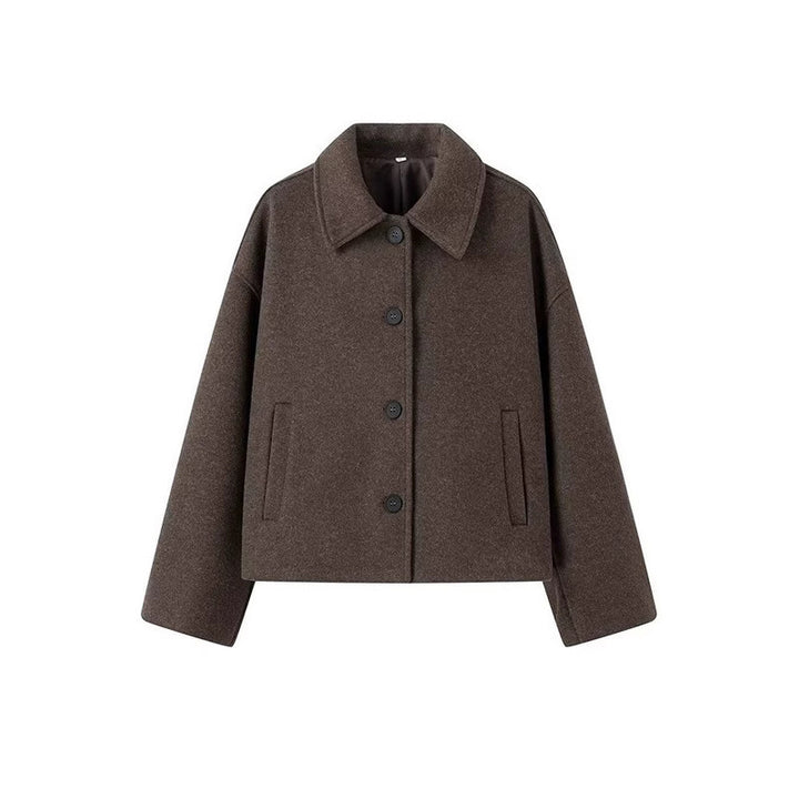 Chic and stylish fashion jacket for women with turned-down collar