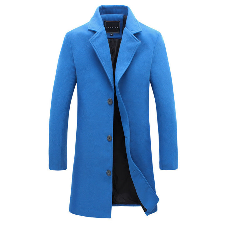 Lune London | Men's Elegant Wool Coat with Modern Cut and Warm Interior