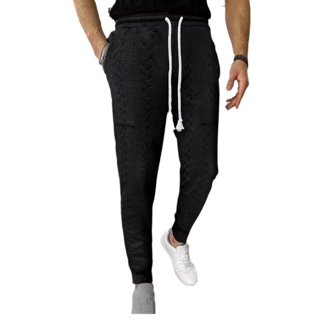 Cargo jogger pants for men with elastic waist and practical pockets Lune London