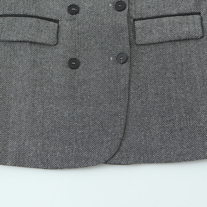Women's fashion blazer with double row of buttons and elegant lapels Lune London