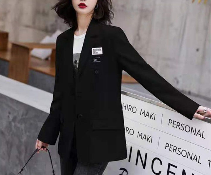Blazer surdimensionné élégant pour femmes avec coupe croisée et détails modernes Chic & Stil