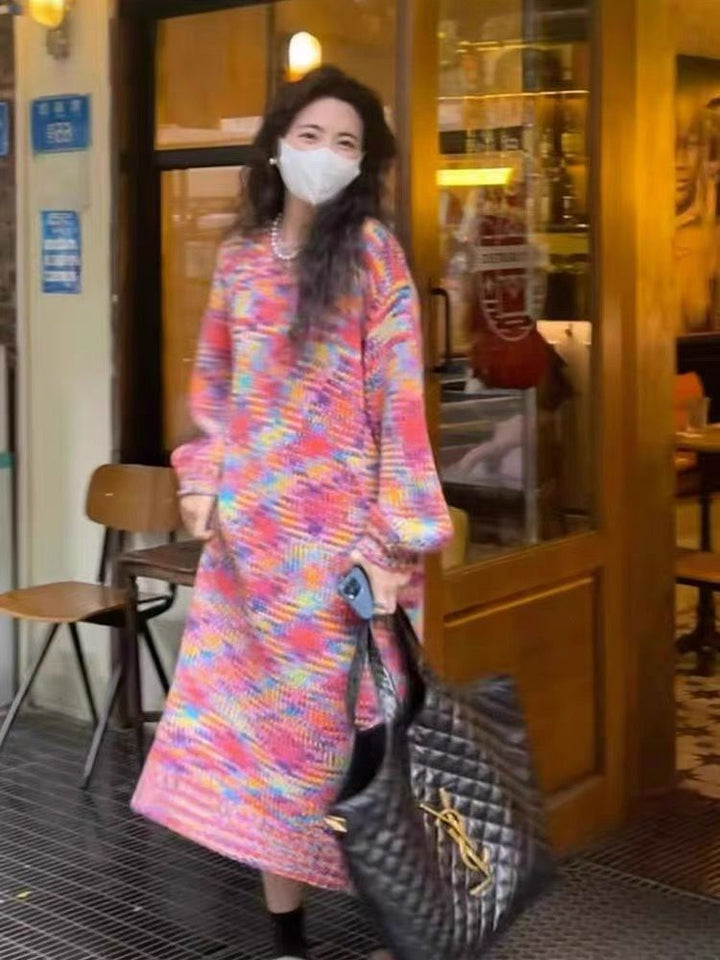Robe à manches longues pour femmes avec dégradé moderne Chic & Stil