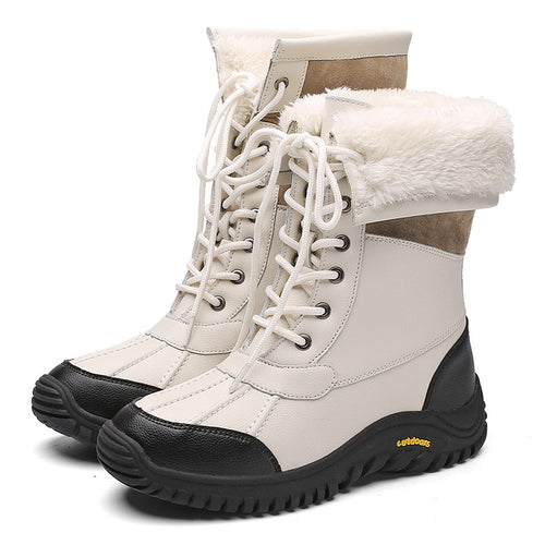 Women's winter boots with insulating lining and anti-slip rubber sole Lune London
