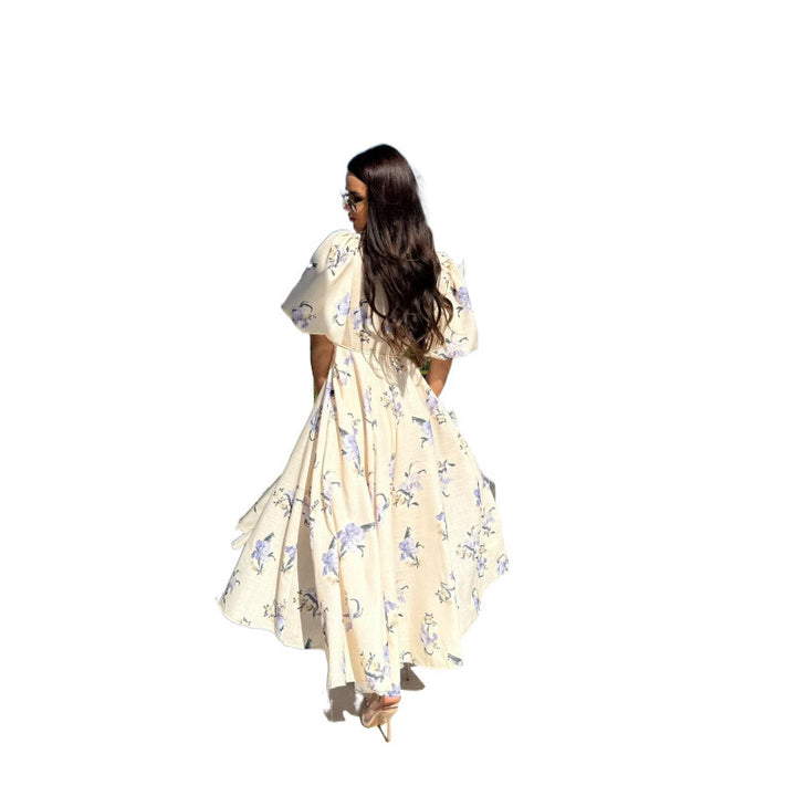 Ladies Flowers Maxi Dress Lune London