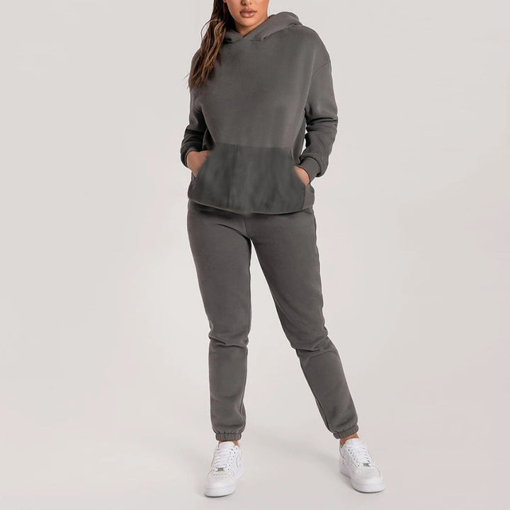 Ladies comfortable fleece hoodie and joggers set Lune London