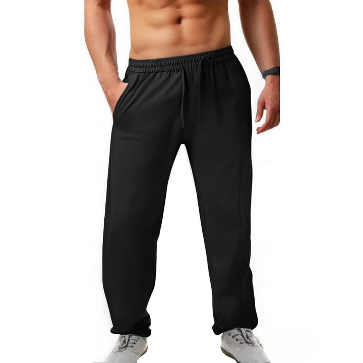 Sporty sweatpants for men with elastic waistband and side pockets Lune London