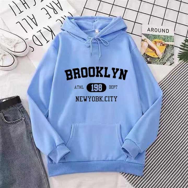Women's hoodie with casual Brooklyn design Chic & Stil