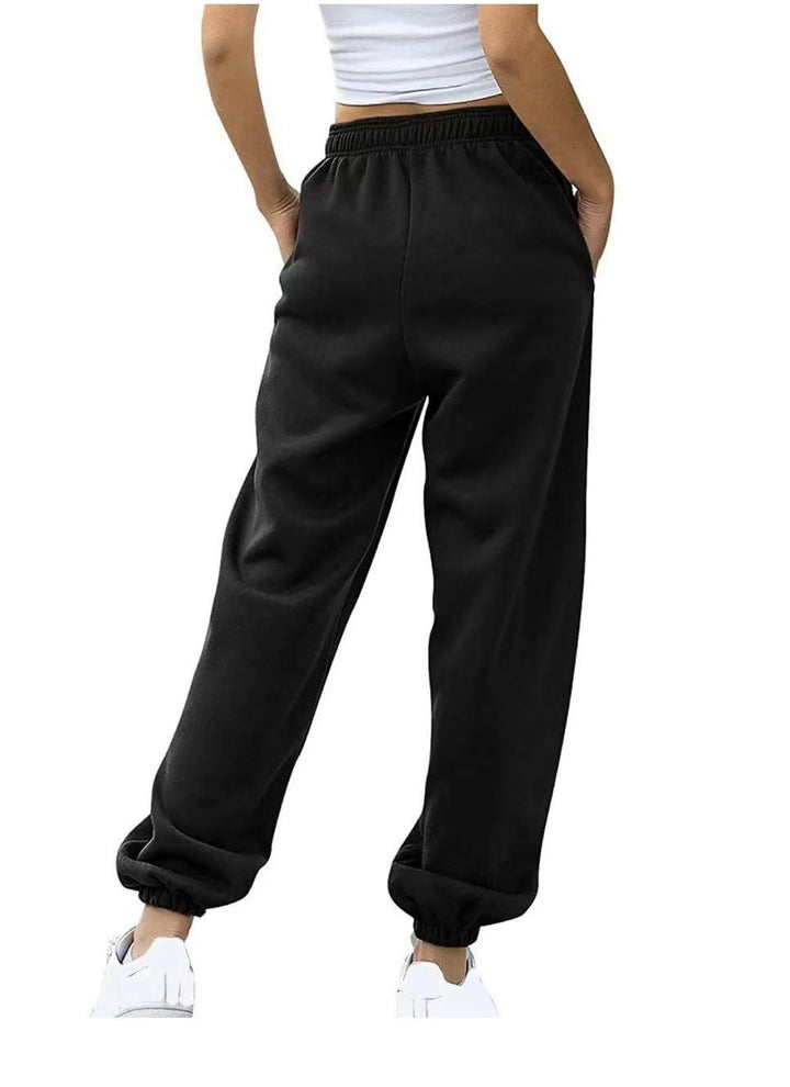 Comfortable and casual jogger pants for women with elastic waistband and drawstring Lune London