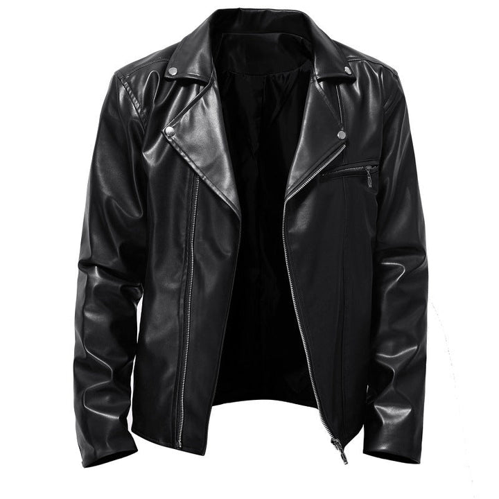Men's Biker Jacket Made Of High-Quality Synthetic Leather Lune London