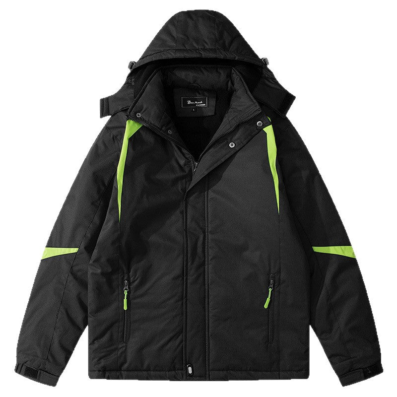 Lady insulated outdoor jacket with adjustable hood Lune London