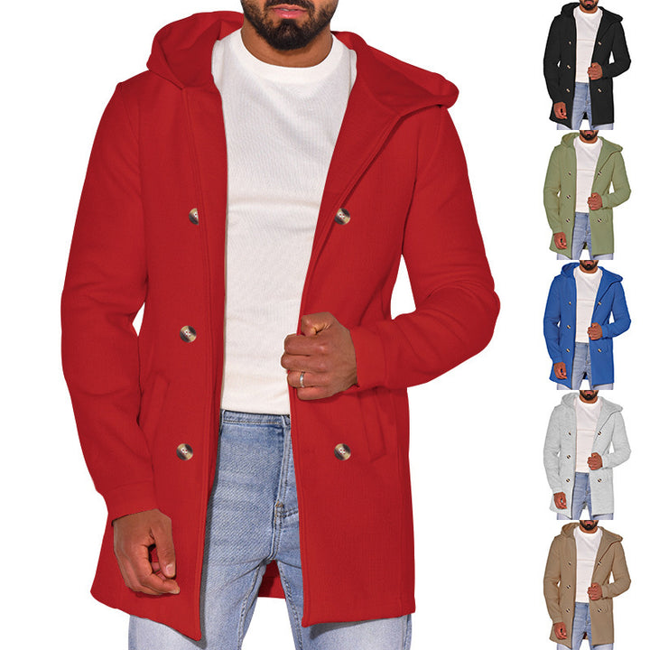Trendy parka jacket for men with large lapels and practical pockets Lune London