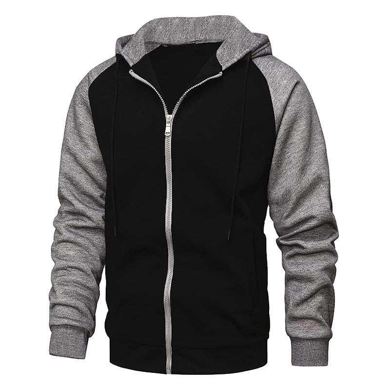 Casual hooded jacket for men with contrasting sleeves Lune London