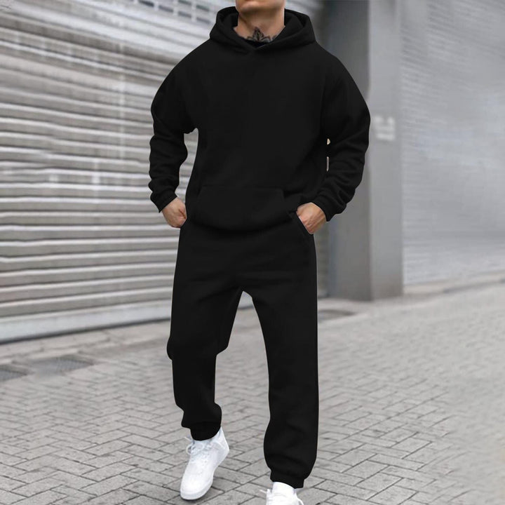 Men's Comfortable Hoodie Suit with Elastic Waistband and Practical Pockets Lune London