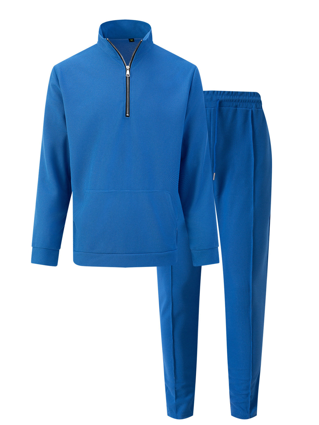 Men's sporty zip-up sweatshirt with comfortable jogger pants Lune London