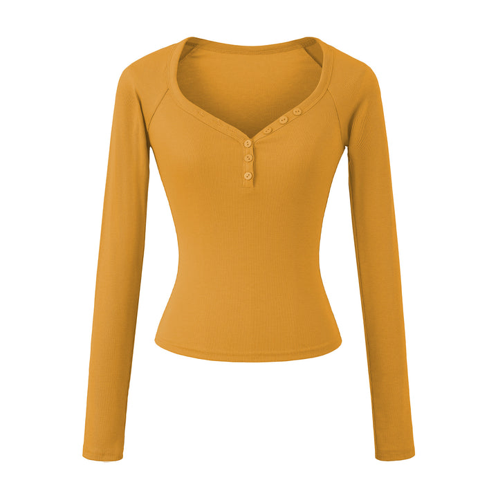 Long sleeve women's blouse with elegant button closure Lune London