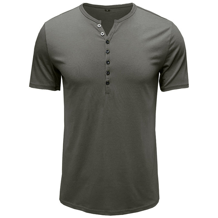 Lune London Short Sleeve Henley T-shirt for Men