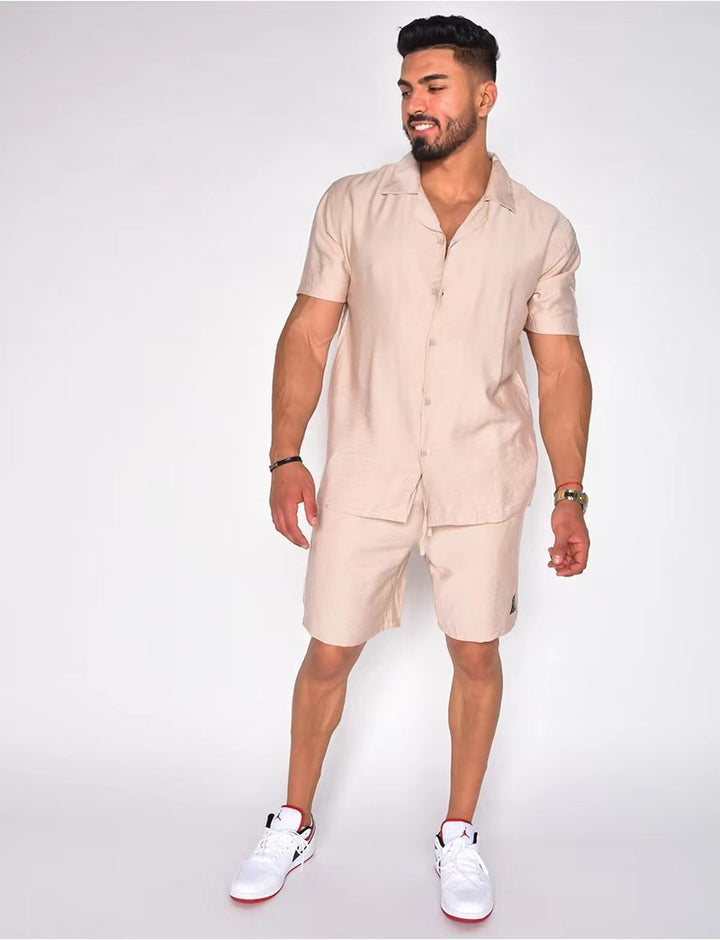 Short Sleeve Shirt for Men Set Lune London