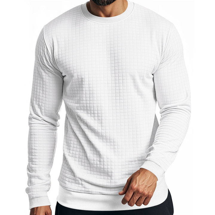 Fashionable knitted sweater for men with textured premium material Lune London