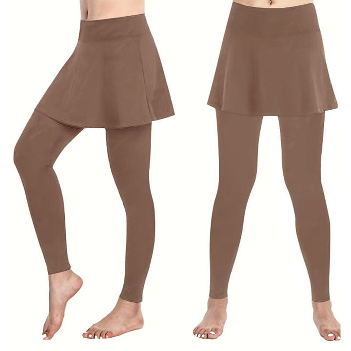 Leggings for women with a skirt-like lining and high waist Lune London