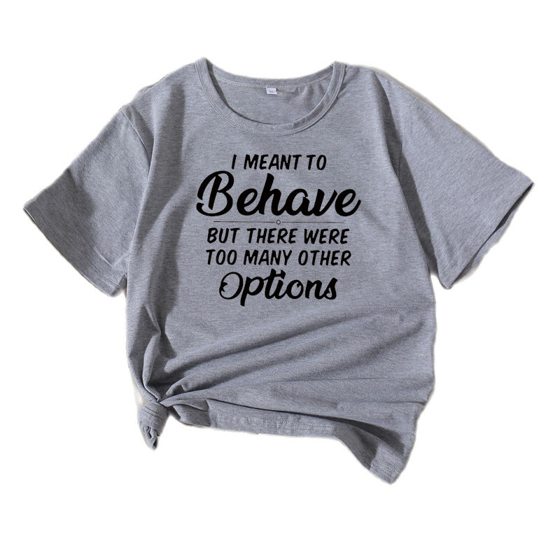 Ladies Casual Humor T-Shirt Lune London