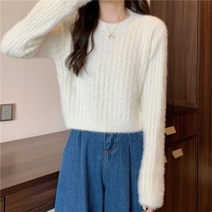 Pull en tricot confortable pour femmes avec un matériau doux Chic & Stil