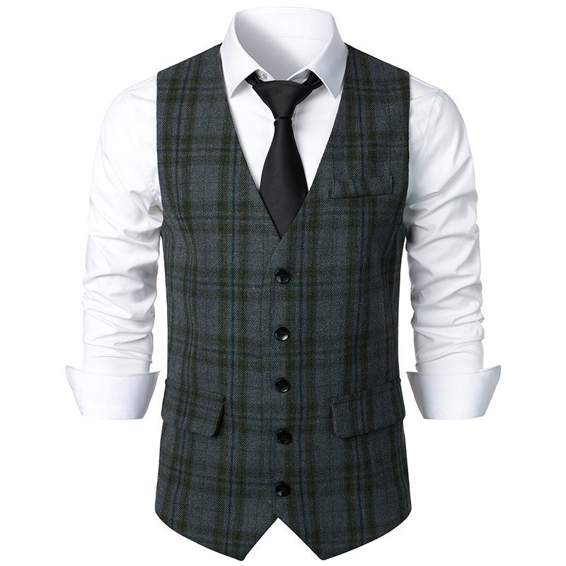 Classic checkered jacket for men with a sleek cut and practical pockets Lune London